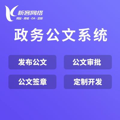 政务办公系统开发服务平台建设制作单位集团行政办公审批系统定制-析客网络