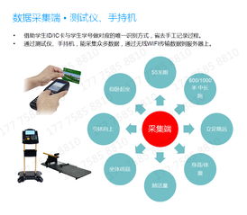 身高体重测试仪 连接手持机 软件系统管理体测成绩